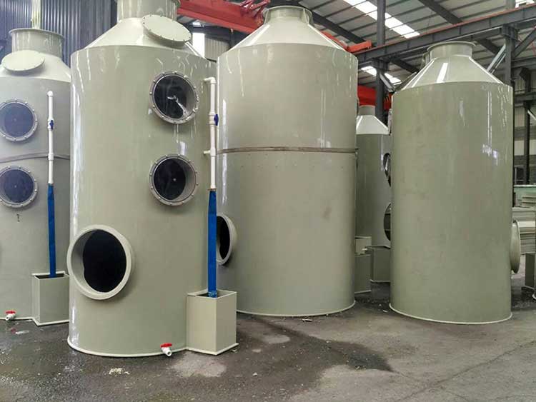 廢氣處理噴淋塔如何凈化廢氣?